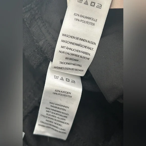 NEW Black Denim Maxi Skirt 25 High Slit Raw Hem Y2K Boho Grunge Minimalist NWT - Picture 8 of 9